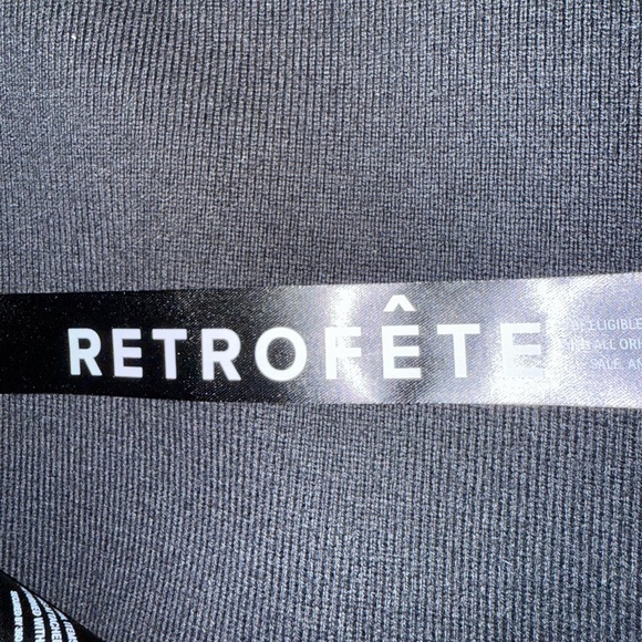 Retrofete Black and Silver Knit Dress, size M, great preowned condition - Picture 10 of 10